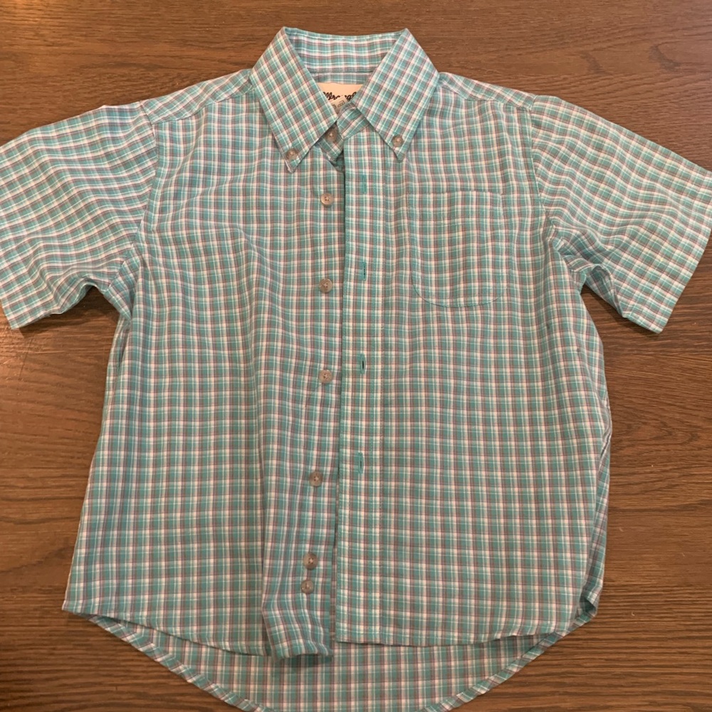 Little Boy Wrangler Button Down - Size 6-7